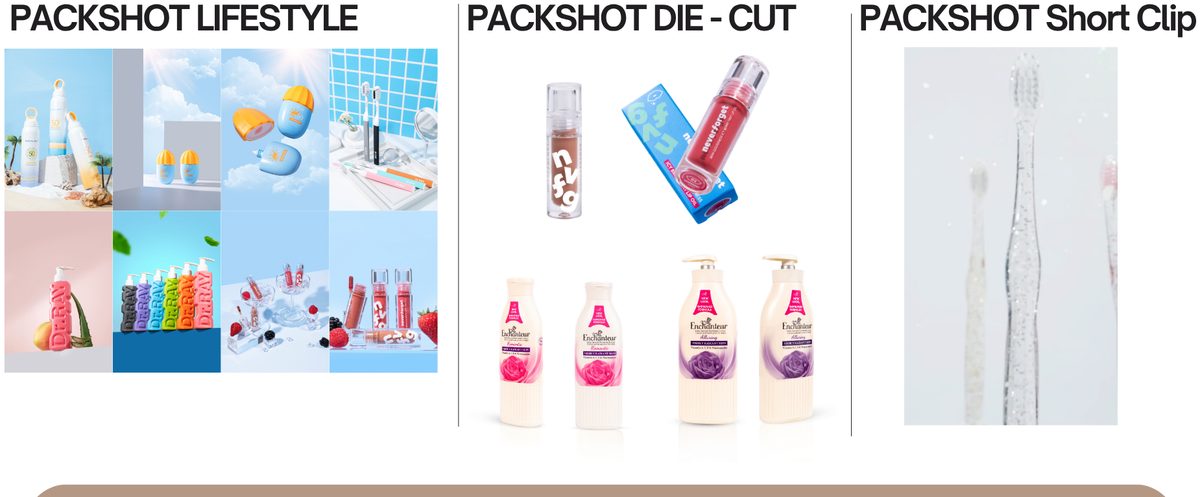 ตัวอย่างงาน Packshot